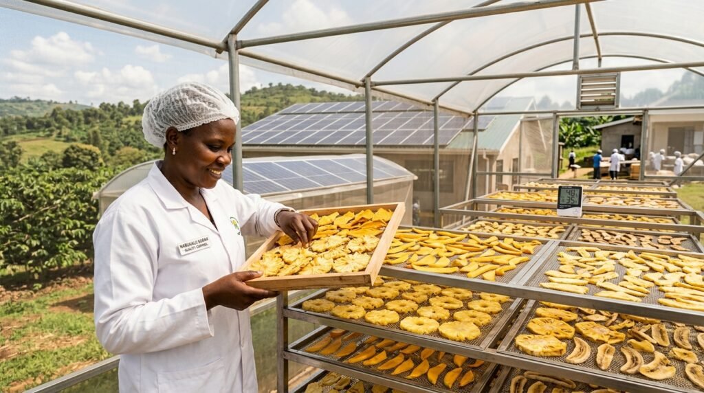 Zero-Emission Solar Dehydration: Creating Pure FruitTreat Snacks with Zero Added Sugar